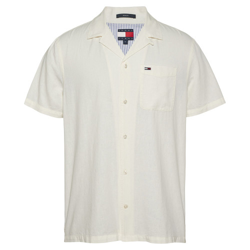 Tommy Hilfiger Ανδρικό πουκάμισο Linen Blend Camp Shirt